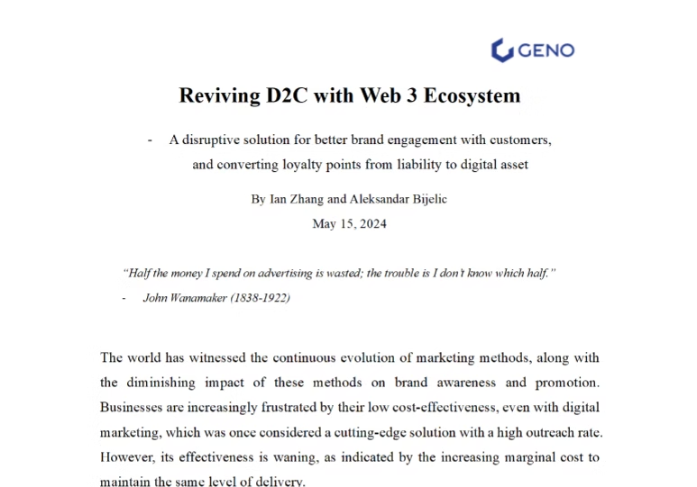 Reviving D2C with Web3 Ecosystem